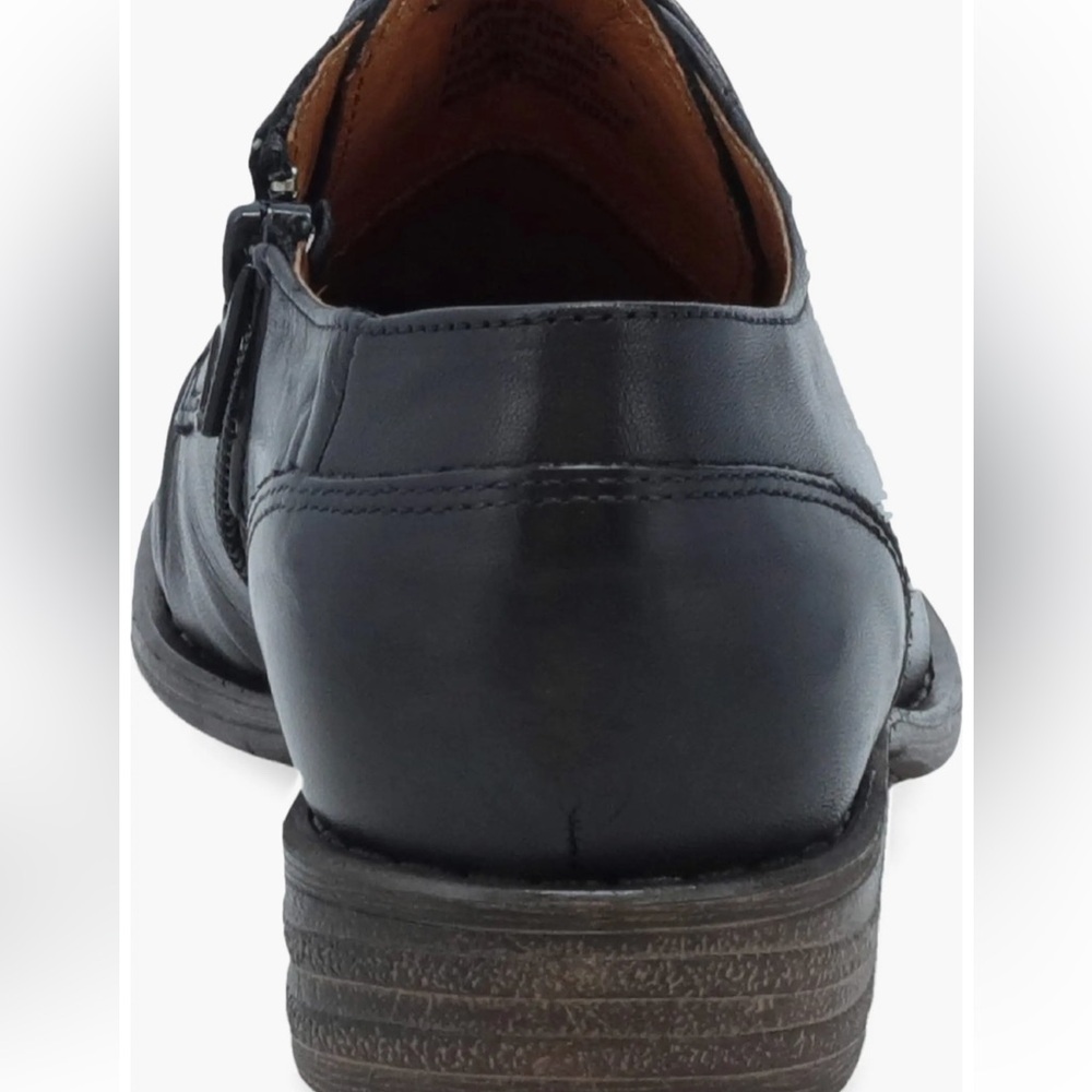 Miz Mooz Black Liam Oxford‎ Leather Loafer 11 Preppy Academia - Picture 11 of 16